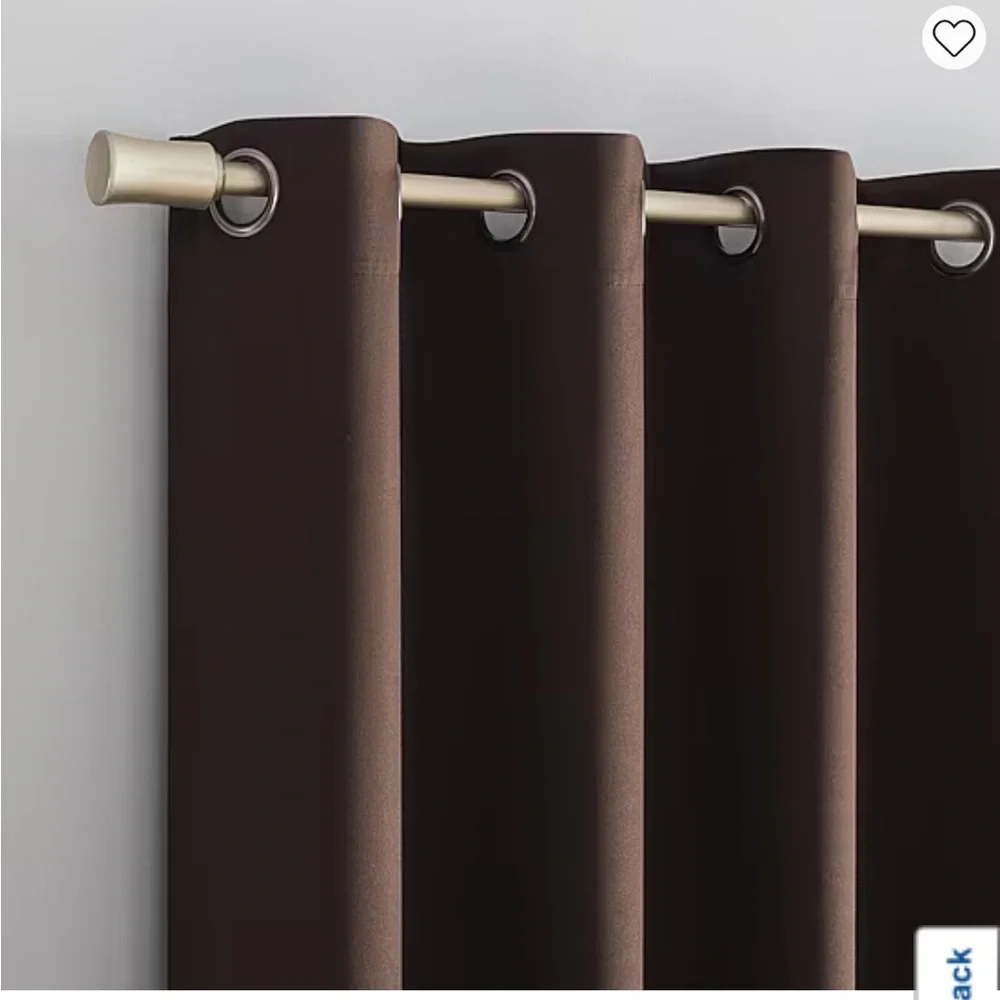 Brown Blackout Curtains